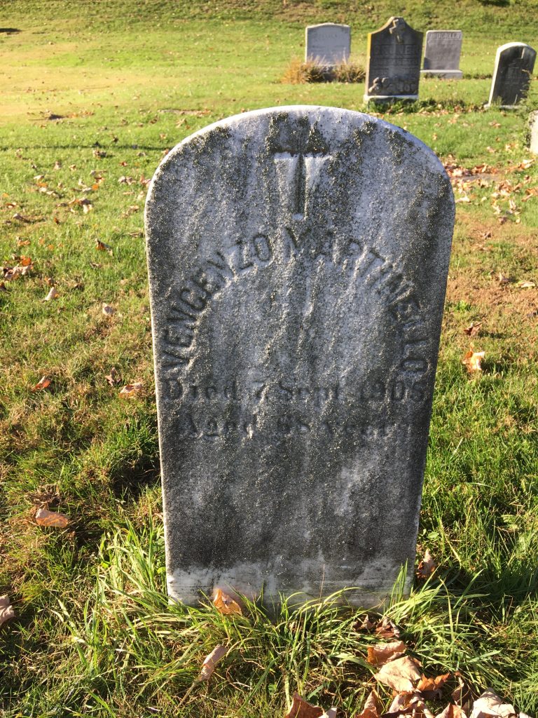 6 Vincenzo Nannariello, Tombstone, Mt. Calvary Cemetery, White Plains, New York